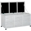 - Baúl de jardín de madera Blanco*Outsunny Discount