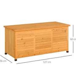 Discount - Baúl de jardín de madera Estilo De Vida