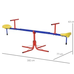 - Balancín Giratorio 360° 180 cm*Outsunny Hot
