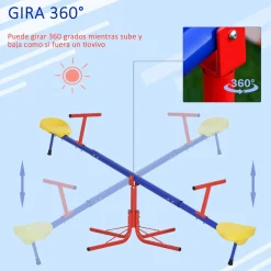 - Balancín Giratorio 360° 180 cm*Outsunny Hot