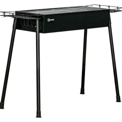 Hot - Barbacoa de carbón portatil con dos parrillas Juguetes De Verano