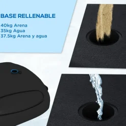 Outsunny - Canasta baloncesto regulable con base rellenable*SPORTNOW Online