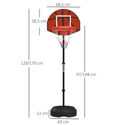 Sale Outsunny - Canasta baloncesto con diana Deportes