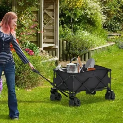 - Carro de playa plegable*Outsunny New