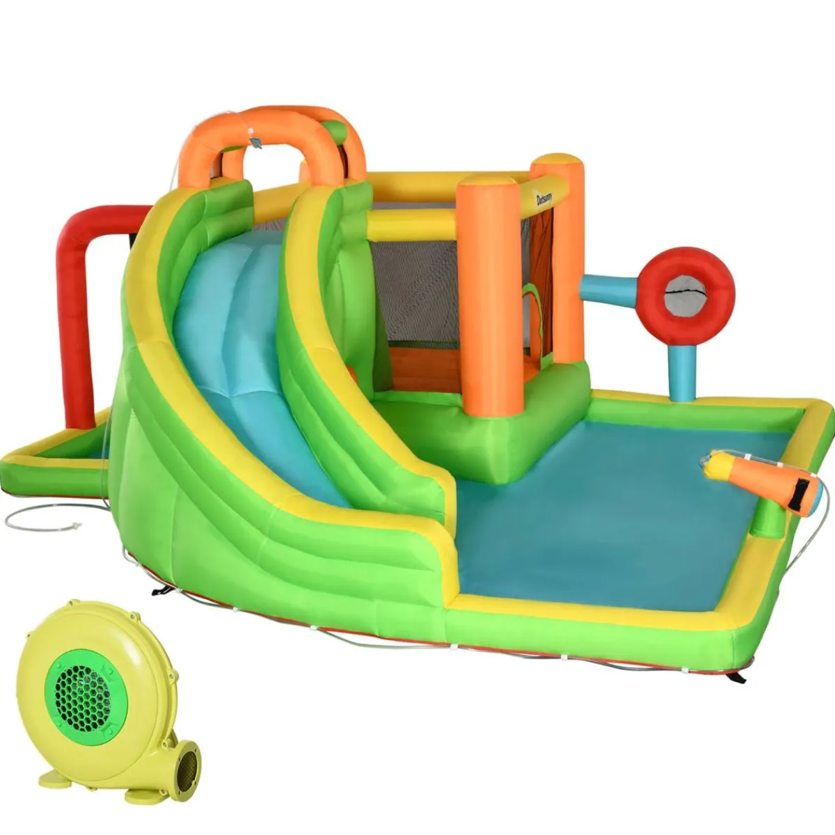 - Castillo hinchable 7 en 1 grande*Outsunny Sale