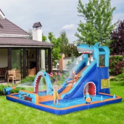 - Castillo hinchable Tiburón*Outsunny Clearance