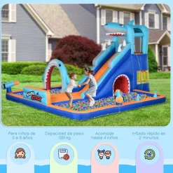 - Castillo hinchable Tiburón*Outsunny Clearance