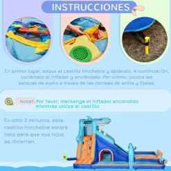 - Castillo hinchable Tiburón*Outsunny Clearance