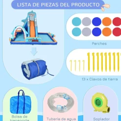 - Castillo hinchable Tiburón*Outsunny Clearance