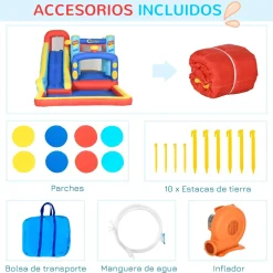 - Castillo hinchable con inflador*Outsunny Sale