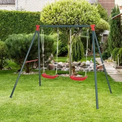 Outlet - Columpio metálico doble Columpios