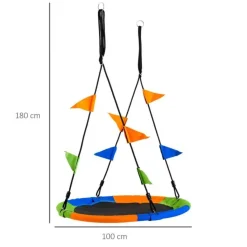 - Columpio Nido de Tela Oxford*Outsunny Outlet