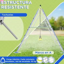 - Conjunto 4 en 1 Columpios con Escalador Columpios