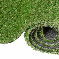 - Césped artificial 3x1m altura de hierba 25mm*Outsunny