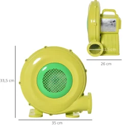 - Inflador eléctrico 450 W Juguetes De Verano