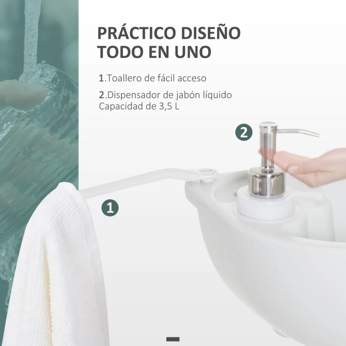 Online - Lavamanos portátil con dispensador de jabón Juguetes De Verano