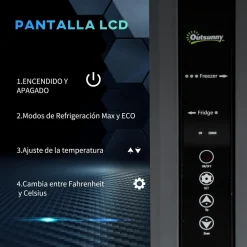 - Nevera congelador 45L Negro*Outsunny Sale