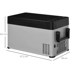 New - Nevera congelador 40L Gris y Negro Figuras De Acción