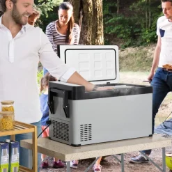 New - Nevera congelador 40L Gris y Negro Figuras De Acción