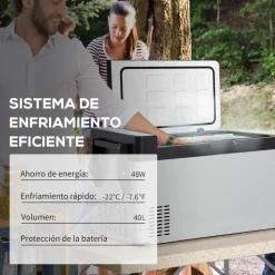 New - Nevera congelador 40L Gris y Negro Figuras De Acción