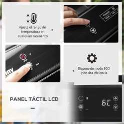 New - Nevera congelador 40L Gris y Negro Figuras De Acción