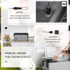 New - Nevera congelador 40L Gris y Negro Figuras De Acción