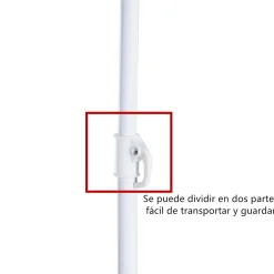 - Parasol con dos paneles laterales Verde*Outsunny Best