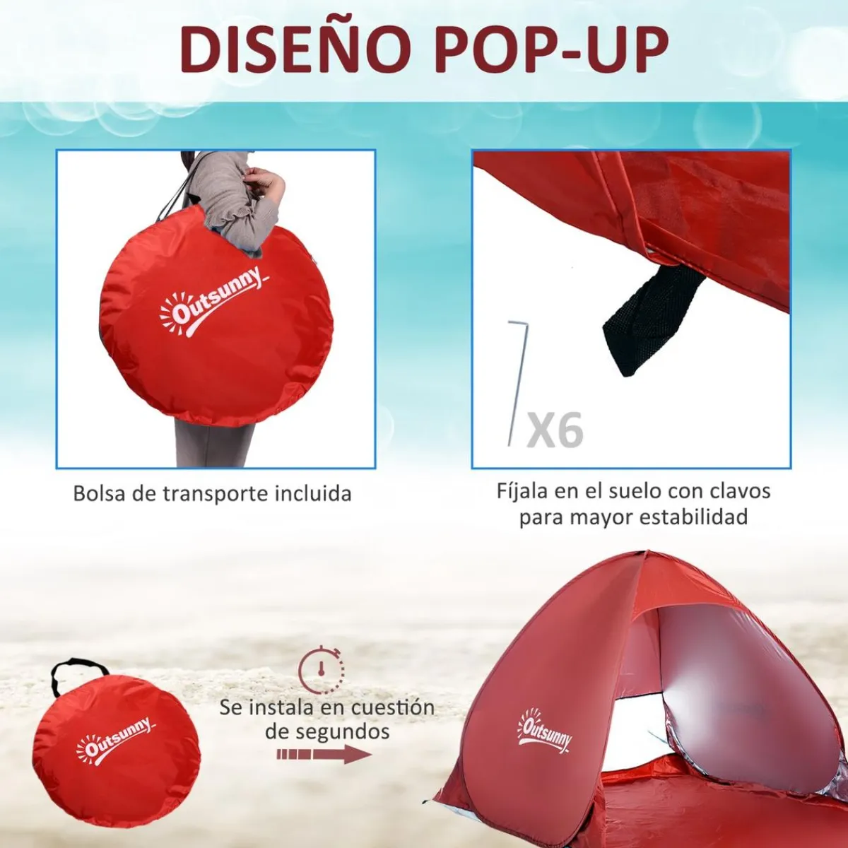 - Tienda Pop Up playa Rojo*Outsunny New