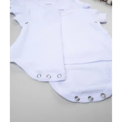Clearance Pack 5 bodies blancos con apertura lateral Ropa Y Accesorios·Bodies|Recién Nacido·Ropa Y Accesorios