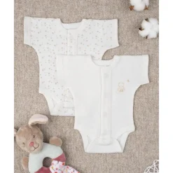 Pack 2 bodies de algodón Oeko-Tex - Estrellitas*Prenatal Sale