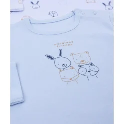 Outlet Pack 2 bodies de manga larga niño animalitos Descanso Y Ropa Interior·Bebé 3-36 Meses