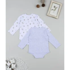 Discount Pack 2 bodies de manga larga para niño con estampado de ositos Ropa Y Accesorios·Bodies|Recién Nacido·Ropa Y Accesorios