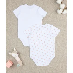 Outlet Pack 2 bodies niña Minnie de manga corta Descanso Y Ropa Interior·Bebé 3-36 Meses