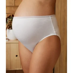 Clearance Pack 2 braguitas premamá color liso Íntimo Y Noche·Slip|Premamá·Íntimo Y Noche