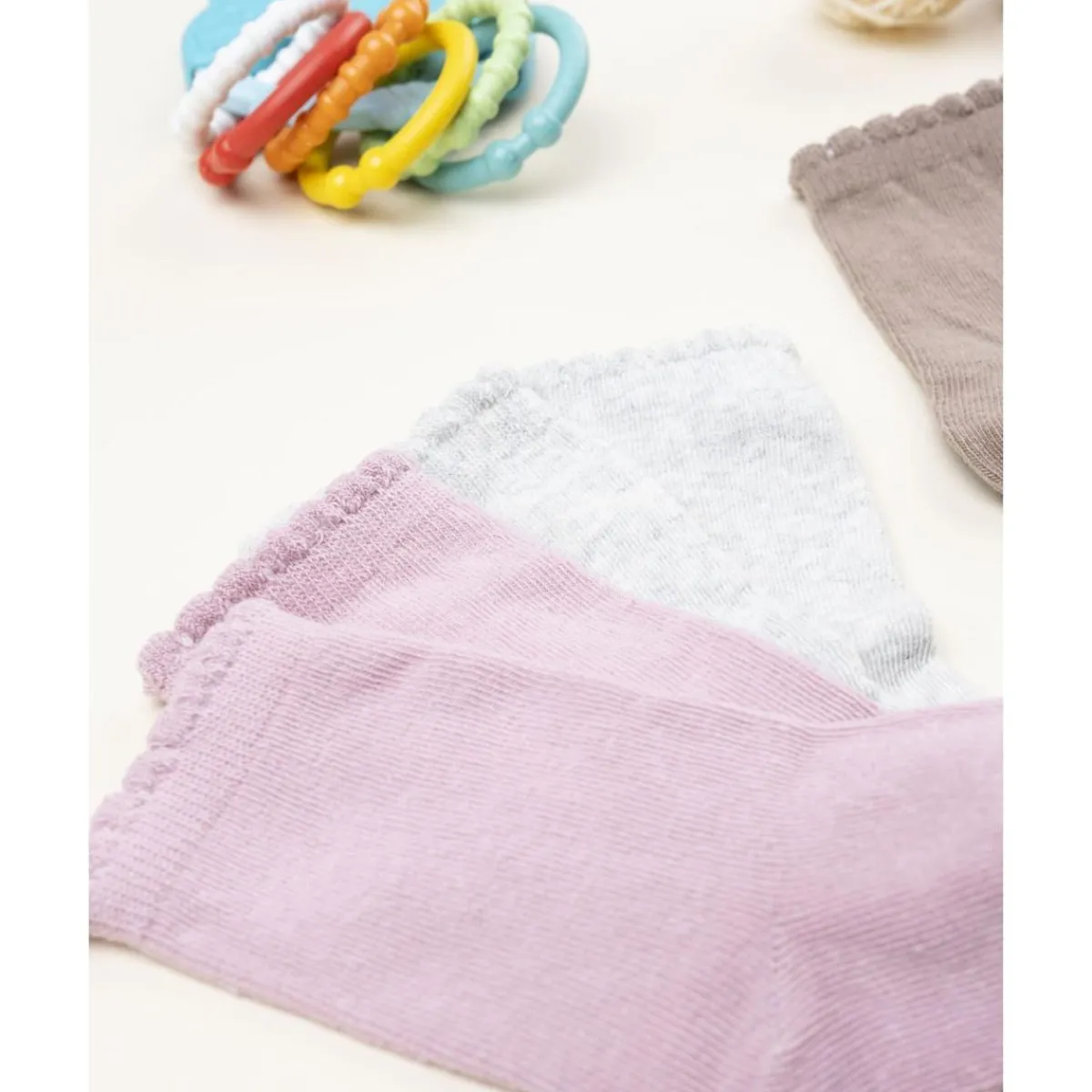 Pack 4 calcetines altos niña colores otoño Calzado Y Accesorios·Accesorios Y Complementos