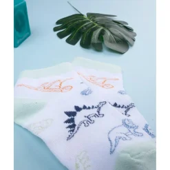 Pack 5 Calcetines Bebé Niño Dinosaurios Coloridos*Prenatal Clearance