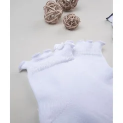 Pack 2 calcetines cortos niña blanco/azul*Prenatal New