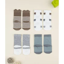 Pack 4 calcetines niño con animalitos*Prenatal New