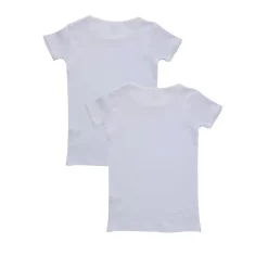 Outlet Pack 2 camiseta niño manga corta con borde croqueta Descanso Y Ropa Interior·Infantil 2-10 Años