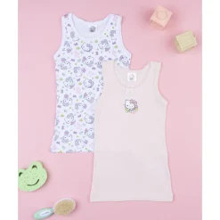 Hot Pack 2 camisetas de tirantes para niña Hello Kitty Descanso Y Ropa Interior·Infantil 2-10 Años