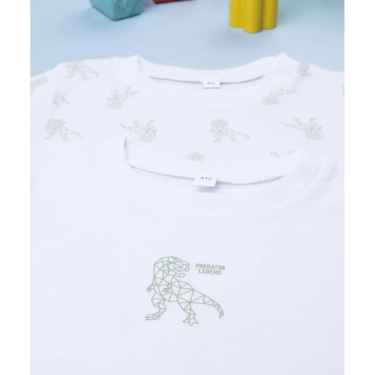 Sale Pack 2 camisetas Dino para niño Descanso Y Ropa Interior·Infantil 2-10 Años