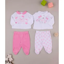 Pack 2 conjuntos en felpa camiseta y polainas*Prenatal Discount