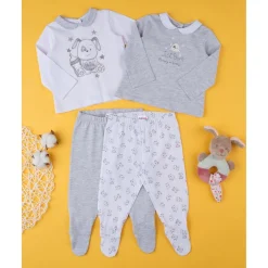 Pack 2 Conjuntos Unisex Grey*Prenatal Outlet