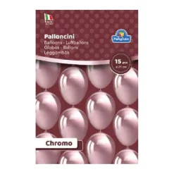 Discount Pack 15 globos burdeos cromado Artículos De Fiesta Y Regalos