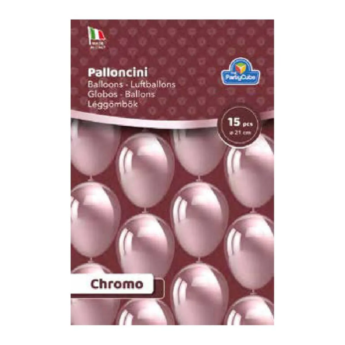 Discount Pack 15 globos burdeos cromado Artículos De Fiesta Y Regalos