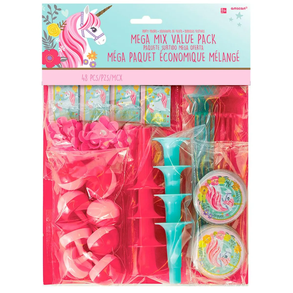 Sale Pack 48 Juguetes de Unicornio Artículos De Fiesta Y Regalos