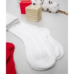 Pack 2 leotardos de niña rojo y blanco*Prenatal Outlet