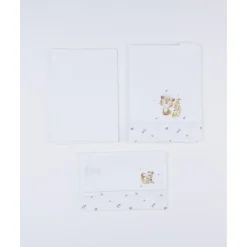 Hot Pack 3 piezas cuna/capazo – estampado otoñal con perrito Ropa De Cama·Sábanas Y Mantas|Recién Nacido·Ropa De Cama