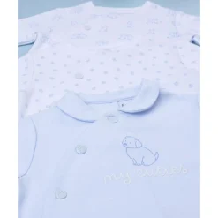 Pack 3 pijamas de bebé niño con estampado de perritos*Prenatal Clearance