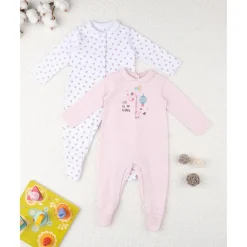 Pack 2 pijamas enterizos de bebé niña con estampado de jirafa Ropa Y Accesorios·Peleles|Recién Nacido·Ropa Y Accesorios